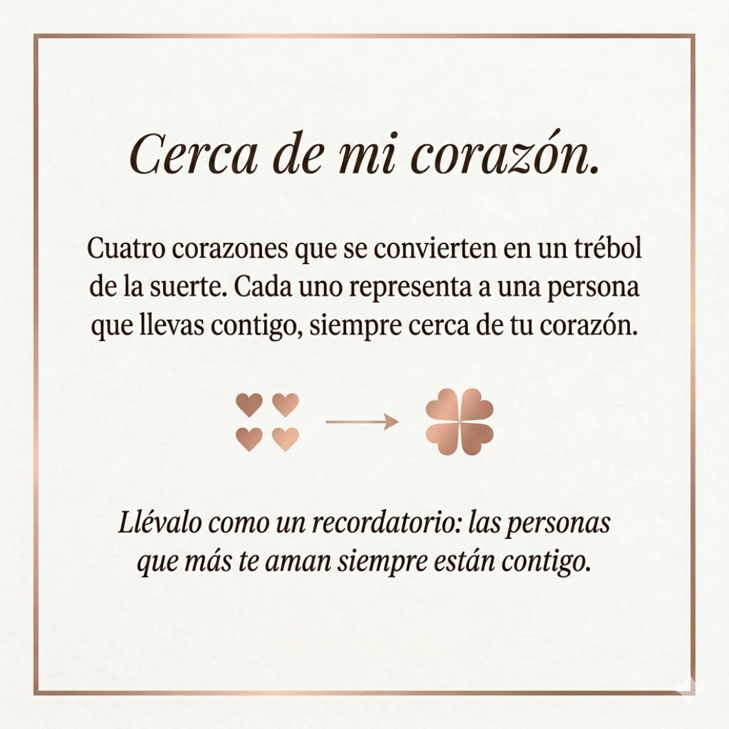 Félicia™ - Collar corazón de suerte