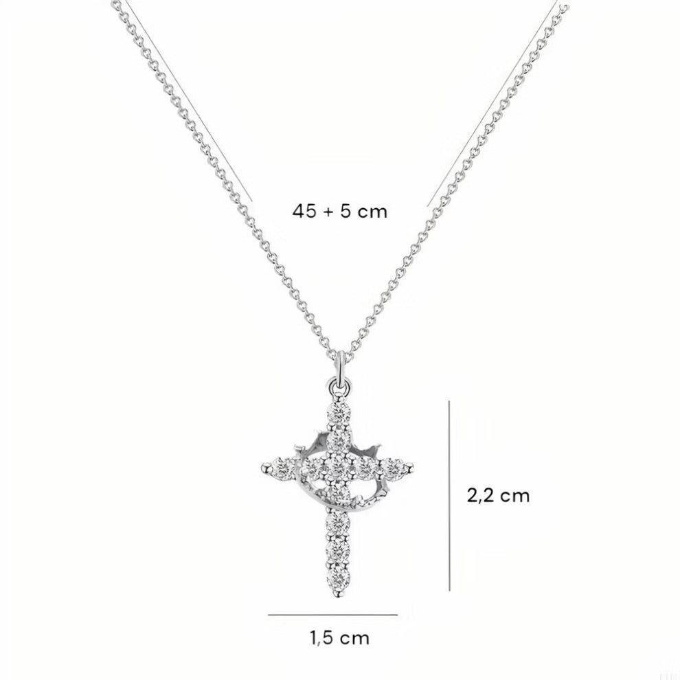 Fe™ - Colgante cruz con corona
