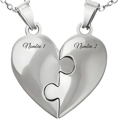 Unión™ - Collar puzzle familiar personalizado