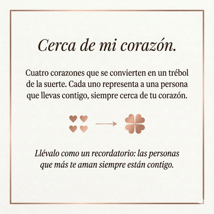 Félicia™ - Collar corazón de suerte