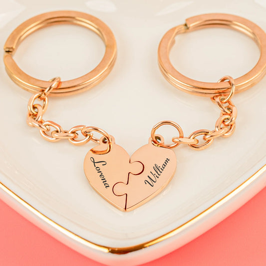 Unión™ - Llavero puzzle familiar personalizado