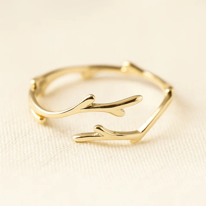 Naturaleza™ - Anillo Ajustable Sauce Plata 925