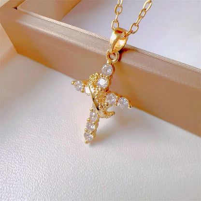 Fe™ - Colgante cruz con corona
