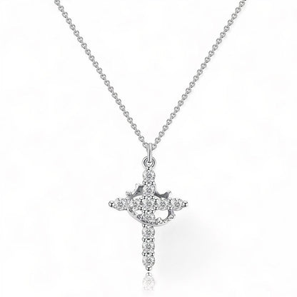 Fe™ - Colgante cruz con corona