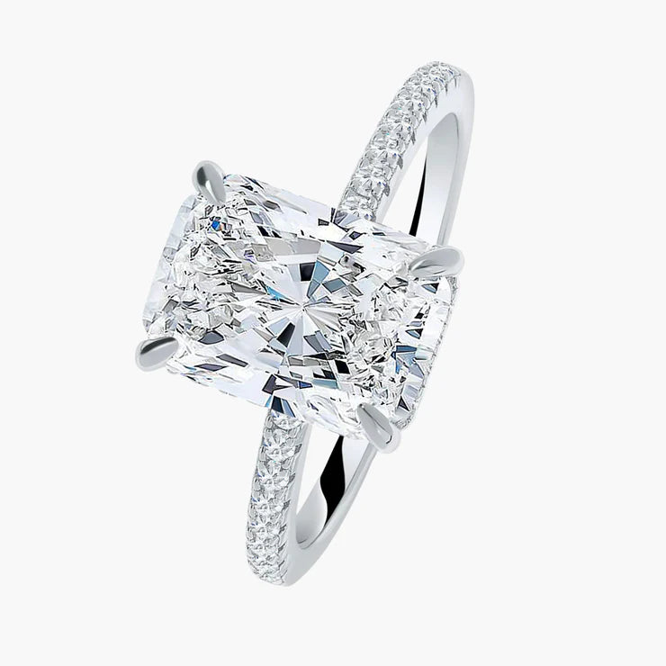 Cuadrado™ - Anillo moissanita & Plata 925