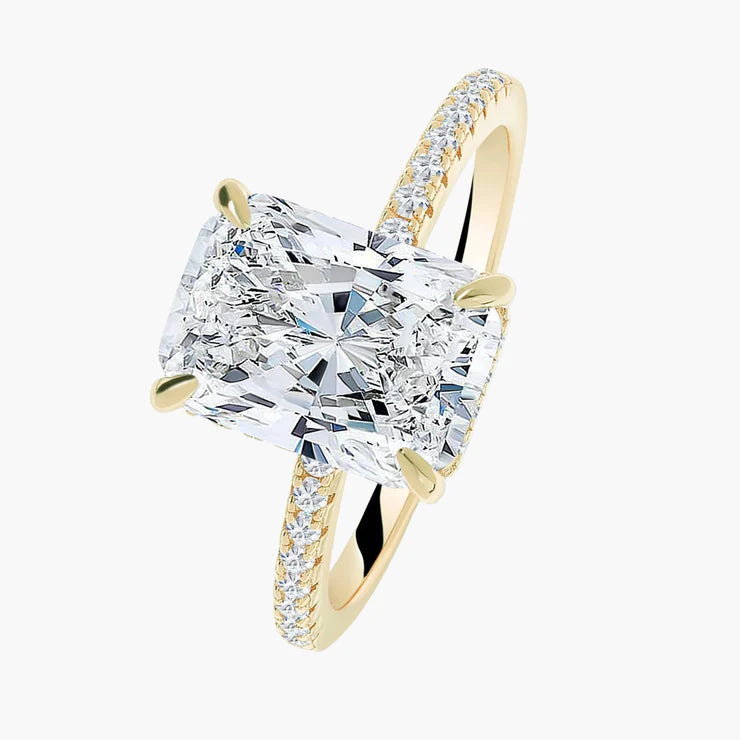 Cuadrado™ - Anillo moissanita & Plata 925