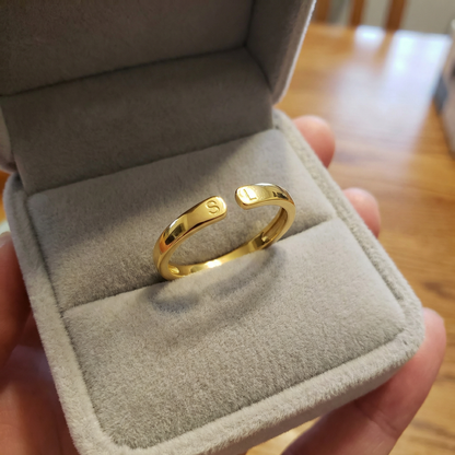 Iniciales™ - Anillo personalizable iniciales